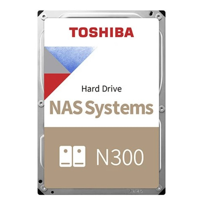 Disco Duro Interno Toshiba N300 22TB, 3.5pulgadas, SATA III 6Gb/s, 7200rpm, para NAS, Servidores y Sistemas RAID / Toshiba