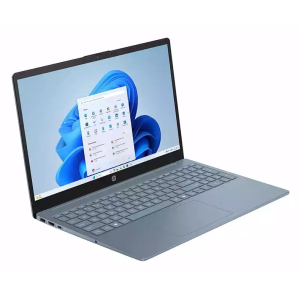 Laptop HP 15-FD0092WM, Intel Processor N250, Memoria RAM 4GB, Almacenamiento 128GB UFS, Pantalla 15.6pulgadas 1366x768 HD, Win11, Moonlight Blue / HP