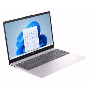 Laptop HP 15-FD0092WM, Intel Processor N250, Memoria RAM 4GB, Almacenamiento 128GB UFS, Pantalla 15.6pulgadas 1366x768 HD, Win11, Natural Silver / HP