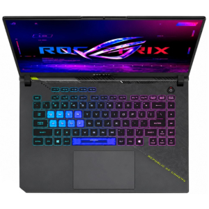 Laptop ASUS ROG Strix G16, AMD Ryzen 9 9955HX, Memoria RAM 16GB, Disco Solido 1TB SSD, Video RTX 5060 8GB, Pantalla 16pulgadas 1920x1200 WUXGA 165Hz, Win11, Gris Eclipse, Teclado Retroiluminado, G614FM-WS94 / Asus