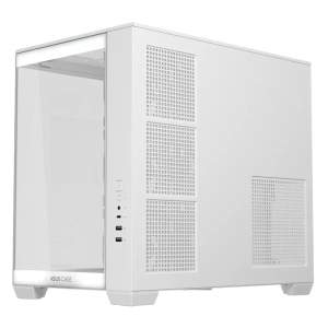 Case ASUS A32 PLUS, Formato ATX, Color Blanco, Iluminacion ARGB, Compatible con Motherboards Mini-ITX. / Asus