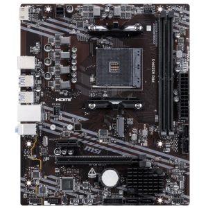 Placa Madre MSI PRO A520M-S, Chipset AMD A520, Socket AM4, Micro ATX
