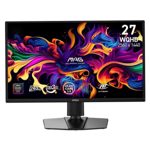 Monitor MSI MAG 272QP QD-OLED X24 27, 2560x1440 WQHD 240Hz 0.03ms, Negro