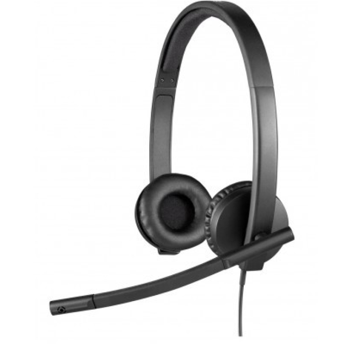 Audifonos con Microfono Logitech H570e, Version Microsoft Teams, USB Stereo, Negro, 981-001428 / LOGITECH
