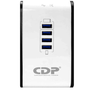 Estabilizador de Voltaje CDP R2CU-AVR1008I, 1000VA/500W, 8 Salidas, 4 Puertos USB / CDP