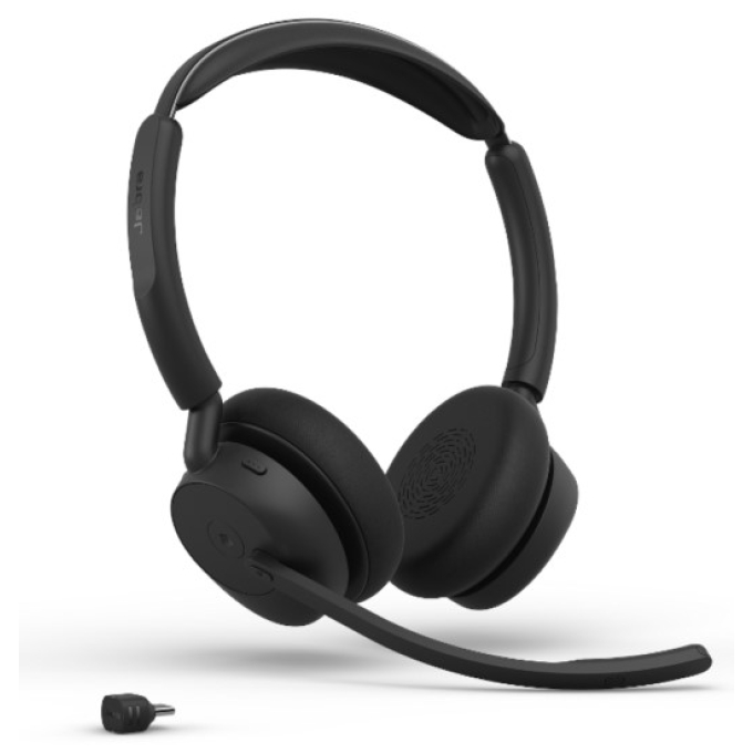 Audifonos Inalambricos Jabra Evolve3 45 Estereo Bluetooth, Certificacion Microsoft Teams, Cancelacion de Ruido y Microfono MEMS / Jabra