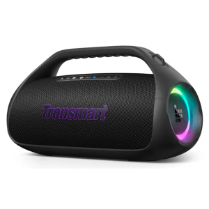 Parlante Bluetooth Portatil Tronsmart Bang 2, Sistema de Audio 2.1, 90W RMS, Bateria Recargable, Compatible con Siri, Cortana y Google Assistant, Negro.