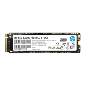 Disco Duro Solido HP EX900 Plus 512GB SSD M.2 NVMe PCIe Gen3, 35M33AA#ABB / HP
