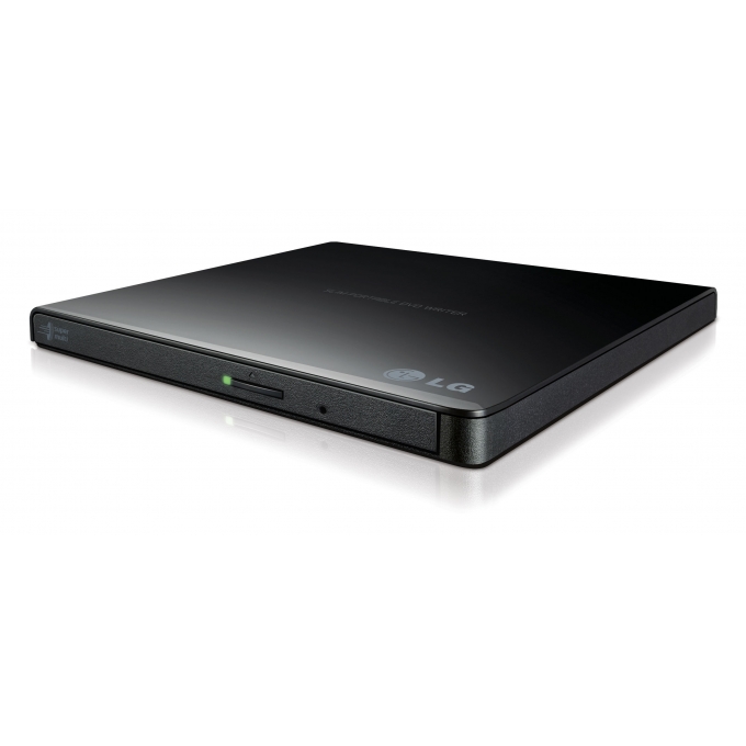 MULTIGRABADOR EXTERNO LG SLIM PORTABLE DVD-RW GP65NB60 - LECTORA WRITER NEGRO 8X, USB 2.0 DVD SuperMulti / LG