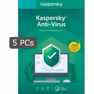 Licencia Antivirus Kaspersky - 5PC - Anual - Virtual / KASPERSKY