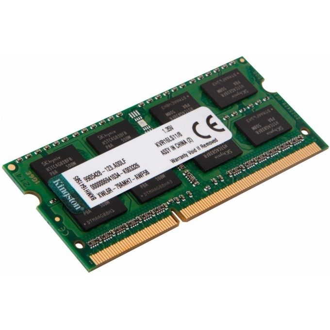 Memoria RAM Kingston 8Gb DDR3 SODIMM, 1600MHz, CL11 - Laptop / KINGSTON