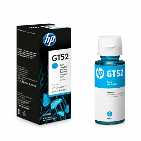 BOTELLA DE TINTA HP GT52 Cyan (M0H54AE) / HP
