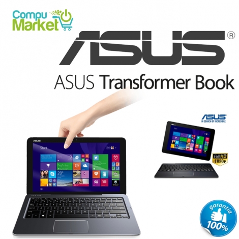 LAPTOP ASUS TRANSFORMER BOOK 2 EN 1 NOTEBOOK-TABLET T101HA INTEL ATOM x5-z8350 / 4GB / 64GB / 10.1pulgadas / W10 / ASUS