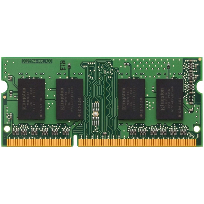 Memoria Ram Kingston KCP3L16SS8/4, 4 GB, DDR3, 1600 MHz, SODIMM / KINGSTON