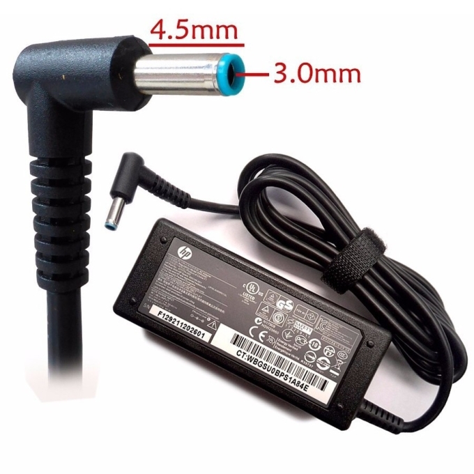 Cargador para Laptop HP 65W 19.5V 3.33A (4.5*3.0mm) - Generico - punta azul / HP