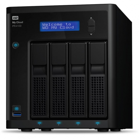 Unidad de almacenamiento en red Western Digital My Cloud PR4100, 32TB, 4 bahias, GbE / WESTERN DIGITAL
