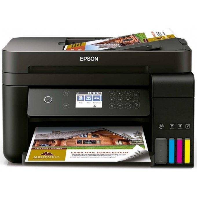 Impresora EPSON L6171 Ecotank, Multifuncional, Sistema continuo, Wifi, Color, negro, C11CG20303 / EPSON