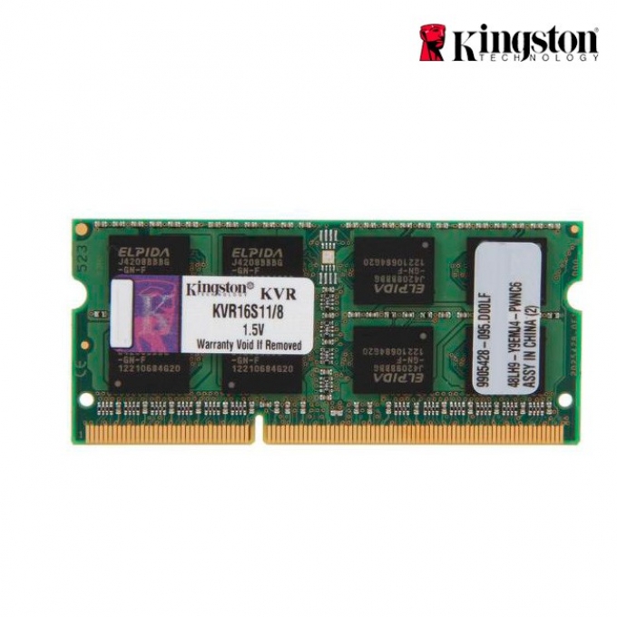 Memoria Ram SODIMM Kingston 8GB DDR3 1600 MHz / KINGSTON