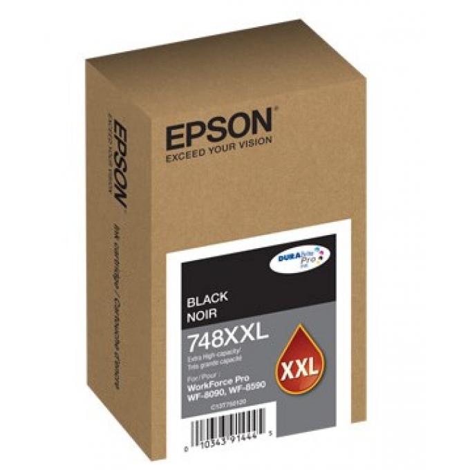 CARTUCHO DE TINTA EPSON T748XXL120-AL NEGRO EXTRA ALTA CAPACIDAD  WFP 6590 / EPSON