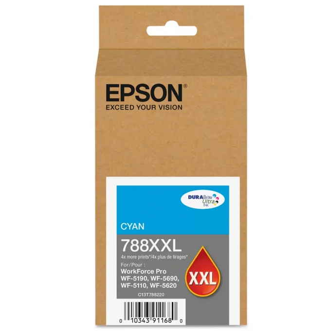 CARTUCHO DE TINTA EPSON T748XXL220-AL CIAN EXTRA ALTA CAPACIDAD  WFP 6590 / EPSON