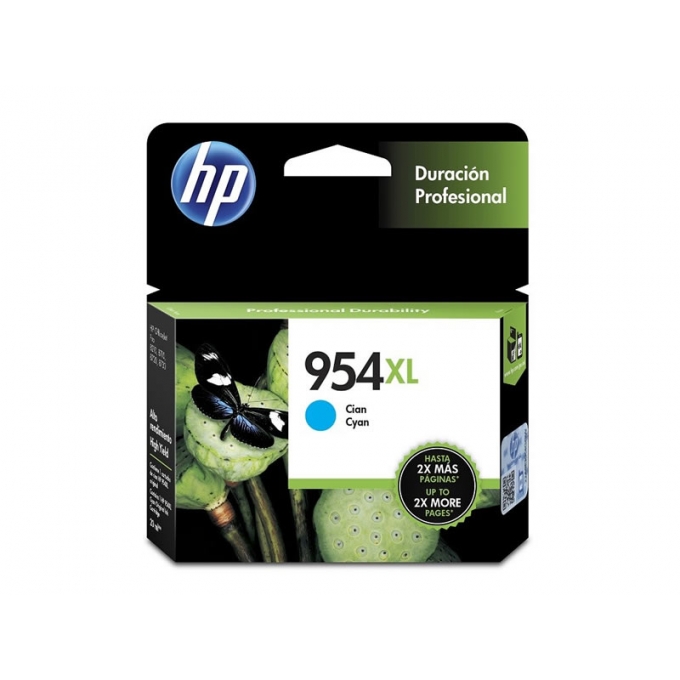 CARTUCHO DE TINTA HP 954XL - CYAN - IMPRESORA 8710 - 1600pgs / HP