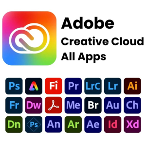 Licencia Adobe Creative Cloud Pro - antes Creative Cloud All Apps - Anual. (Oferta). Mas de 20 aplicaciones: Photoshop, Illustrator, Premiere, InDesign, Lightroom, After Effects, Acrobat, etc. Original. Incluye Almacenamiento en la Nube / ADOBE