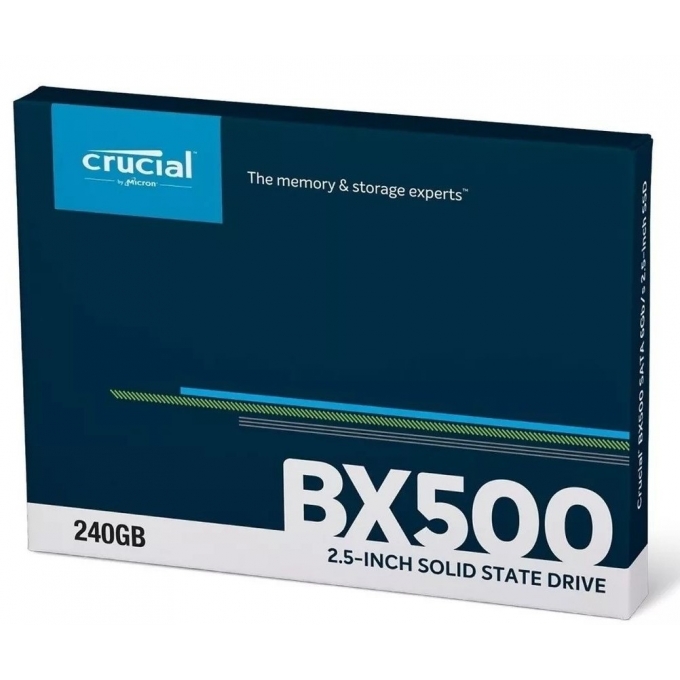 DISCO DURO 2.5 SOLIDO SSD CRUCIAL BX500 - 240GB para Laptop o PC / CRUCIAL