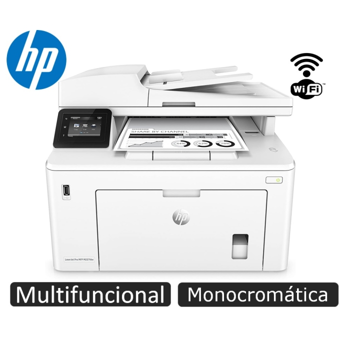 IMPRESORA HP LASERJET PRO M227FDW, MULTIFUNCIONAL, 28PPM, MONOCROMATICA / HP