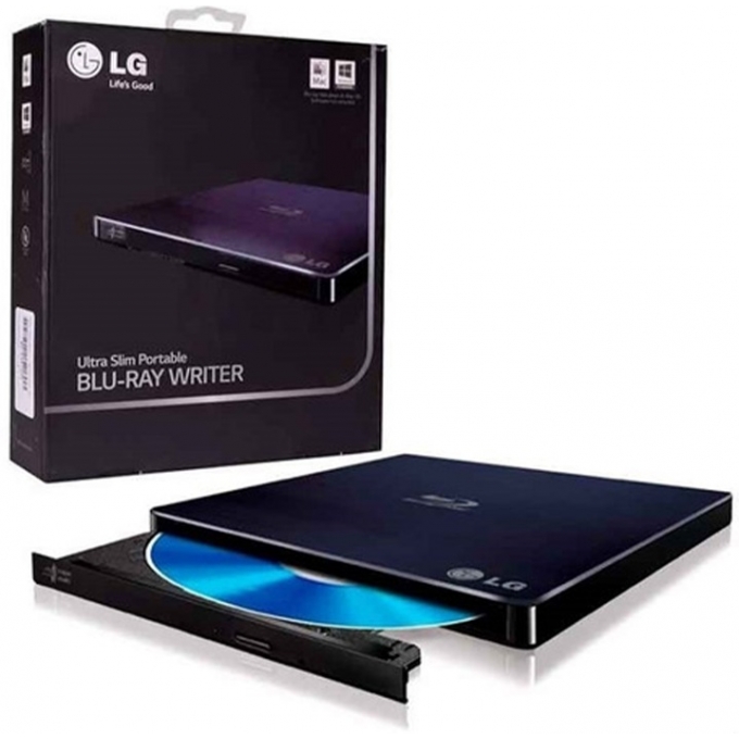 Multigrabador Externo LG Blu Ray / DVD Bp50nb40 6x USB 2.0 Slim portatil - LECTORA WRITER / LG
