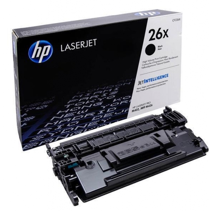 CARTUCHO DE TONER ORIGINAL LASERJET HP 26X NEGRO DE ALTA CAPACIDAD (CF226X) / HP