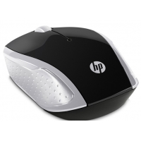 MOUSE HP 200 - OPTICO - INALAMBRICO - PLATA/NEGRO / HP