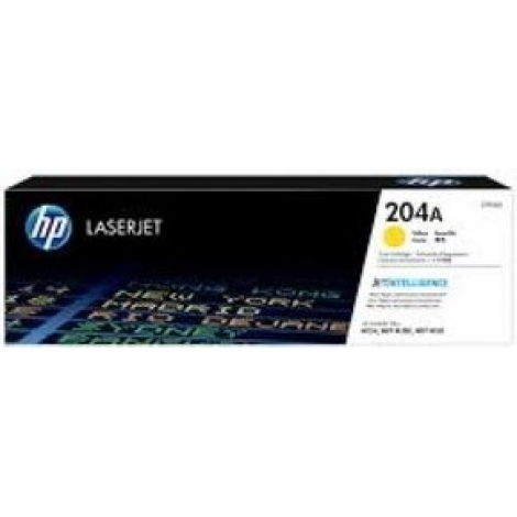 TONER HP LASER JET - CF512A - 204A - YELLOW - 900 PG - IMPRESORAS M154A / M154NW /M180NW / HP