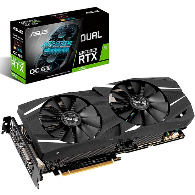TARJETA DE VIDEO ASUS NVIDIA DUAL RTX 2060 OC EVO 6GB GDDR6 / ASUS