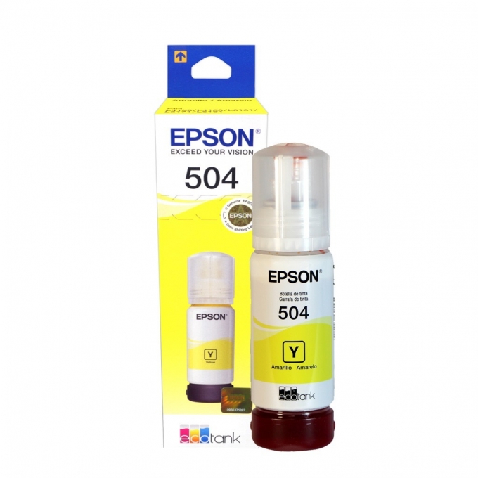 BOTELLA DE TINTA EPSON T504420 AMARILLO - IMPRESORA L6171 - L4150 - L4160 - L14150 / EPSON