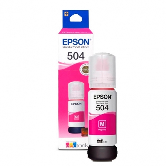 BOTELLA DE TINTA EPSON T504320 MAGENTA - IMPRESORA L6171 - L4150 - L4160 - L14150 / EPSON