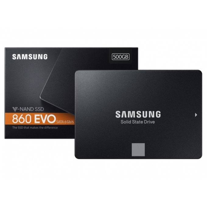 DISCO DURO SOLIDO 2.5 SSD SAMSUNG 860 EVO - 500GB - MZ-76E500E para Laptop o PC / SAMSUNG