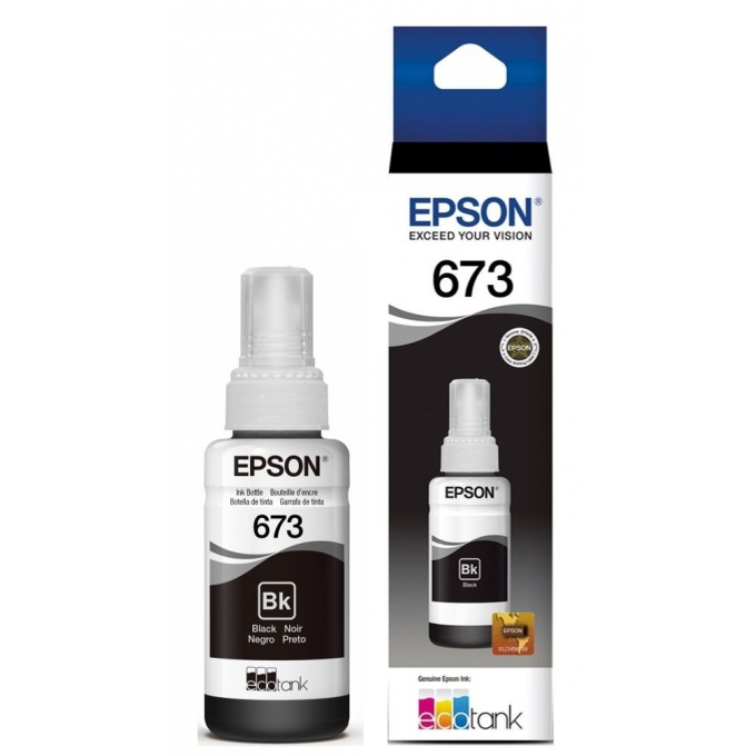 BOTELLA DE TINTA EPSON T673120 NEGRO - IMPRESORA L1800 - L800 (OFERTA) / EPSON