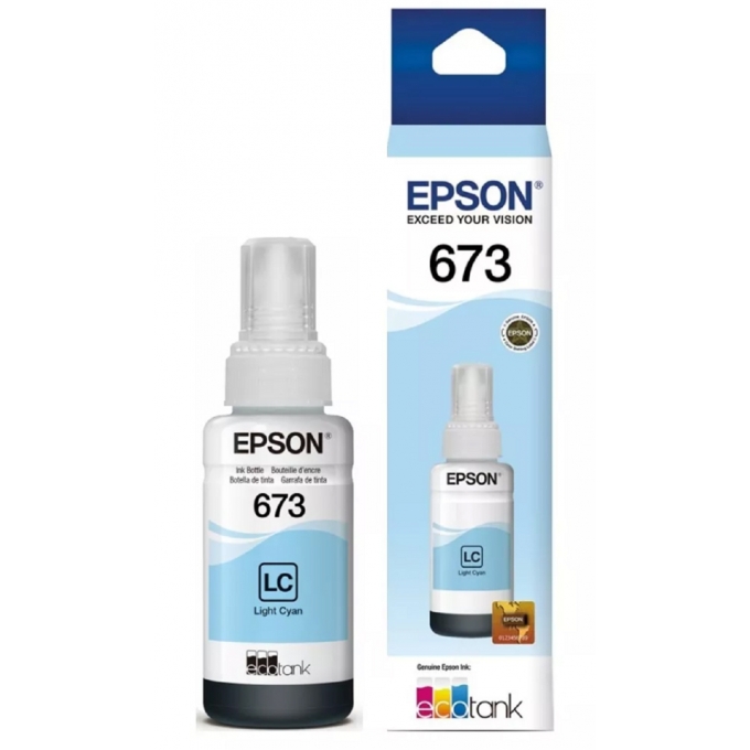 BOTELLA DE TINTA EPSON T673520 LIGH CYAN - IMPRESORA L1800 - L810 (oferta) / EPSON