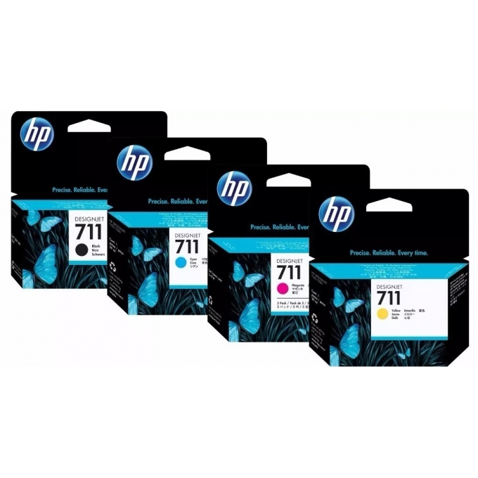 CARTUCHO DE TINTA HP 711 CZ130AL - CYAN - PLOTTER T120 - T520 / HP