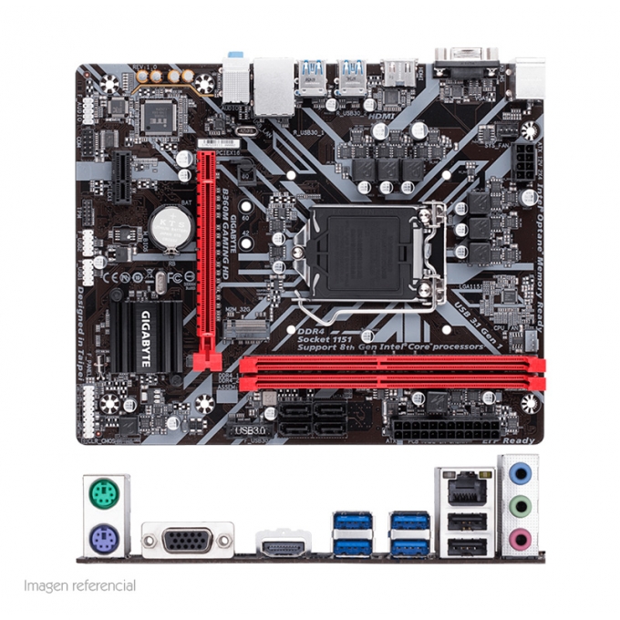 Mainboard Placa Madre GIGABYTE B360M GAMER HD ( B360M GAMING HD ) LGA 1151 / GIGABYTE