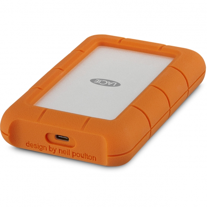 Disco Duro Externo LaCie RUGGED 4TB USB-C, USB 3.0, Drop Shock Dust Rain Resistant, for Mac and PC STFR4000800 / LACIE