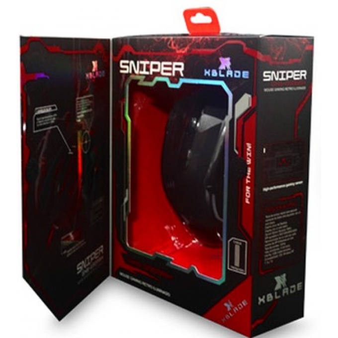 MOUSE XBLADE SNIPER ( GXB-G909BK ) GAMER | NEGRO | LED - MULTICOLOR / XBLADE
