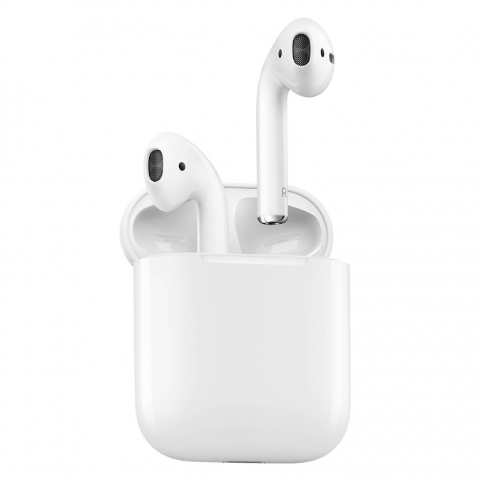 AUDIFONO APPLE AIRPODS MRXJ2AM/A CON ESTUCHE - BLANCO - INALAMBRICO - BLUETOOTH / APPLE