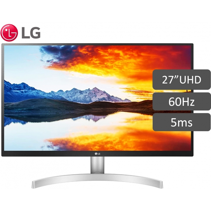 Monitor LG 27UL500-W 27pulgadas UHD, 60 Hz, 5ms / LG