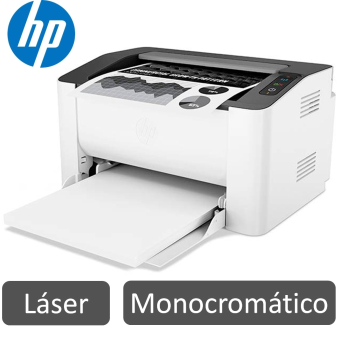 Impresora HP Laserjet 107W Monocromatica 20ppm, 1200x1200 dpi, 4ZB78A-697 / HP