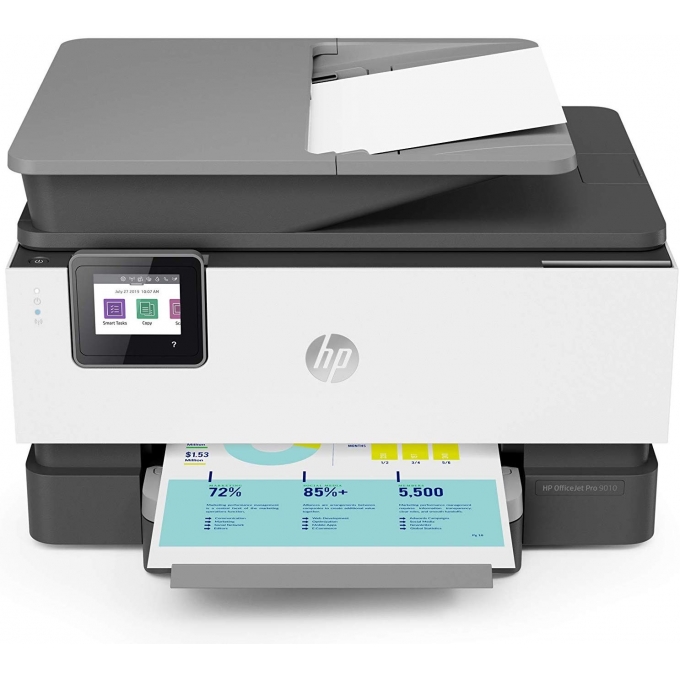 Impresora HP Officejet Pro 9010 - Cartucho - Color - Multifuncion - Inalambrico / HP