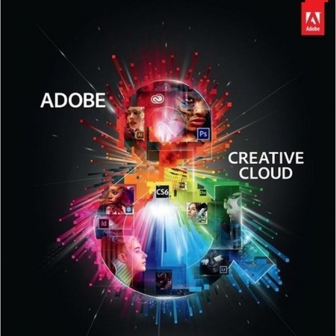 Licencia Adobe Creative Cloud para Equipos - Anual - Photoshop, Illustrator, Premiere, InDesign, Lightroom, After Effects y mas de 20 aplicaciones, fuentes, plantillas, almacenamiento / ADOBE