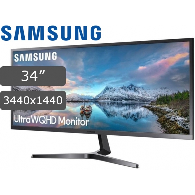 Monitor Samsung S34J550WQ 34pulgadas 2k 3440x1440 21:9, HDMI / DisplayPort UltraWide / SAMSUNG
