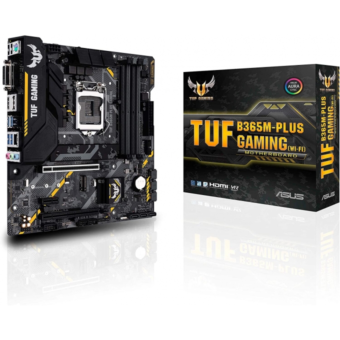 Placa Madre Mainboard ASUS TUF B365M-PLUS GAMING (WIFI) LGA1151, B365, 4DDR4 HDMI M.2 - mATX / ASUS