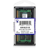 MEMORIA RAM SODIMM KINGSTON 8GB - DDR3-1600/PC3-12800 - CL11 - 1.35V - KVR16LS11/8